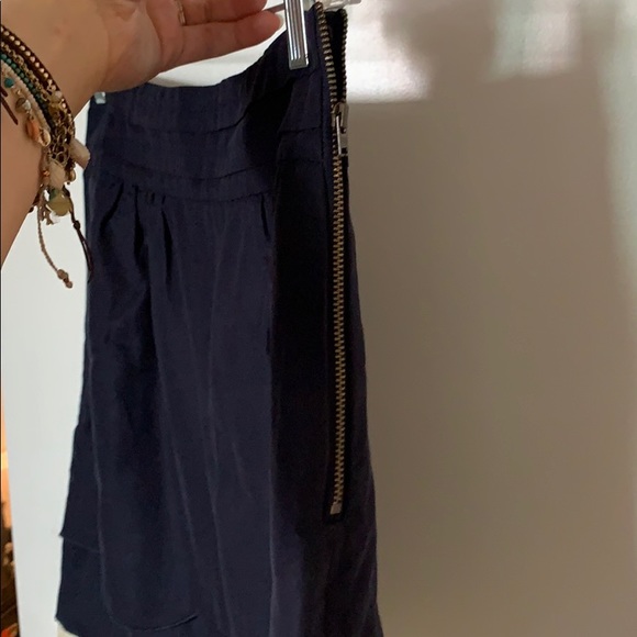 Floreat navy and cream Anthropologie skirt - Picture 5 of 8